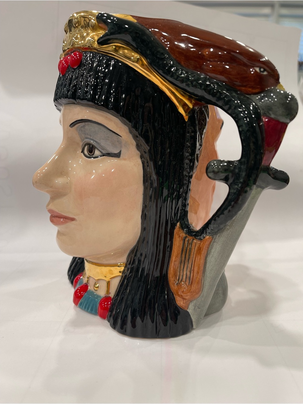 ANTONY & CLEOPATRA The Star Crossed Lovers Royal Doulton Toby Jug mug pitcher 7"